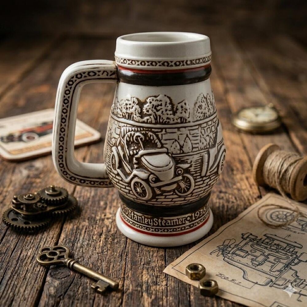Vintage 1982 Avon Beer Stein Classic Automobile Collectible – Father’s Day Gift